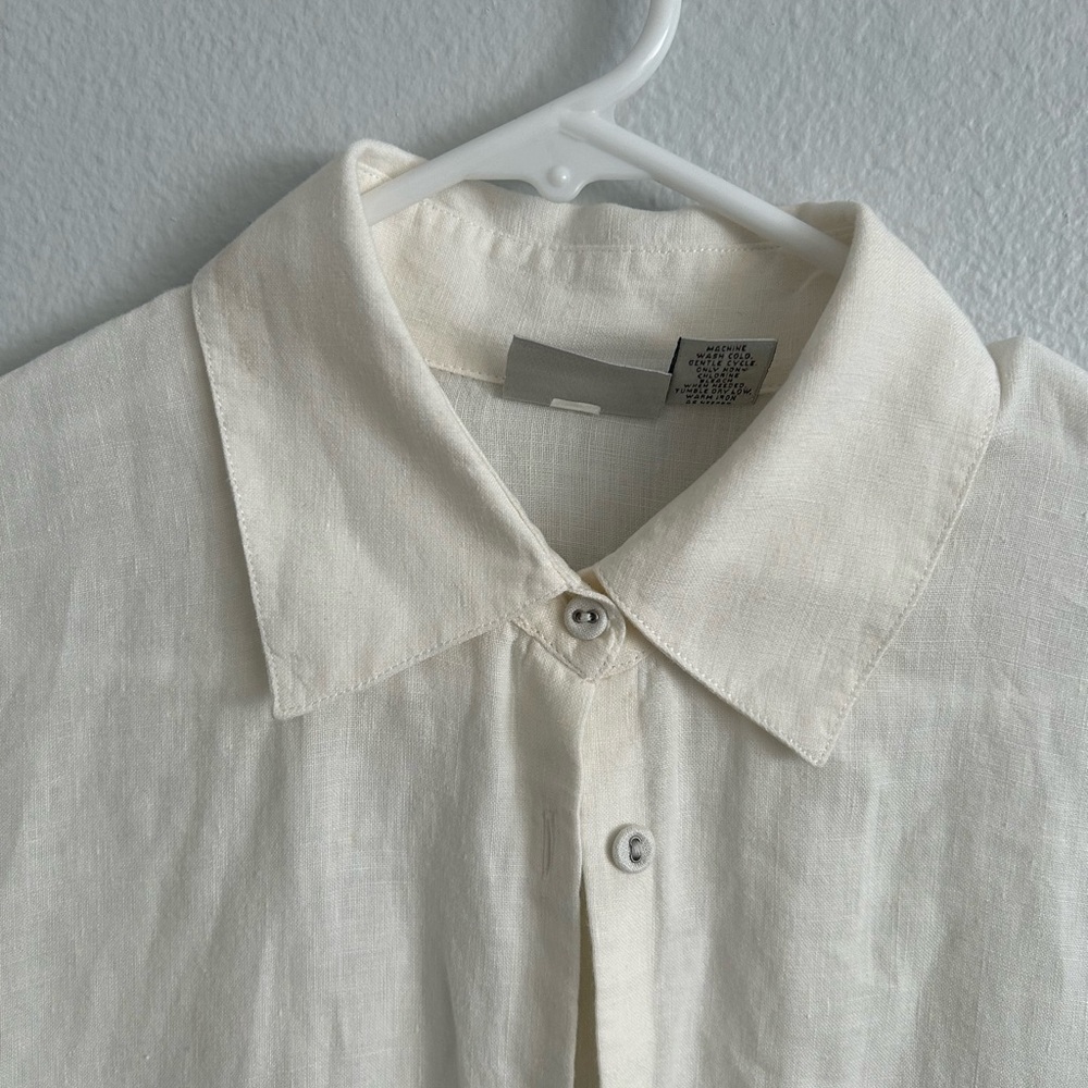 Linen Oversized Buttonup - Picture 5 of 6